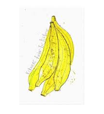 Pin Hazel Eyes Co Bananas Canvas Print Featuring Handmade Art By Washington State Artist Tonya Doughty Canvas Prints Yellow Aesthetic Print