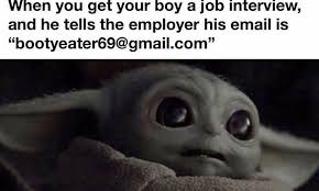 Ever since baby yoda was unveiled, there are thousands of baby yoda memes have been doing rounds on social media. Pin Auf Baby Yoda Grogu