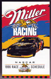 Will they be able to bring new backup cars or will they just use their clash car (barring a wreck) as their backup no nascar races for 2 months: 1996 Miller Lite Racing Miller Lite Lite Beer Nascar Racing