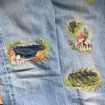 Embroidered Patch Visible Mending