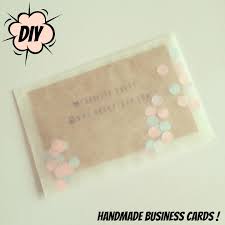 If you own a laser printer, select a black and white template for best results. Handmade Crafty Business Cards Diy Burkatron