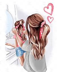 Buy This Item For Mother S Day Gifts Gift For Etsy In 2020 Mother Daughter Art Mother Art Mother And Daughter Drawing