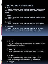 Maybe you would like to learn more about one of these? Jenis Jenis Geguritan Pdf