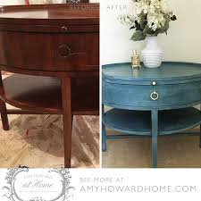 Amy Howard At Home Customer Reimaginedandrescued On Ig Created A Vibrant Side Table From This Plain Woo Furniture Painting Antique Furniture Painted Furniture
