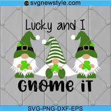 Download St Patricks Day Png St Patricks Day Svg Gnome Svg Shamrock Svg Lucky Gnomes Svg Three Gnome Png Svg New Style
