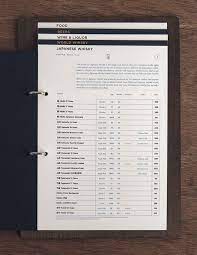 Ginger Menu By Power Nap Over Menu Book Restaurant Menu Design Menu Cover Design
