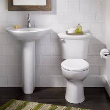 Typical basin depth is 5 to 8 inches. Ravenna 24 Inch Pedestal Sink American Standard