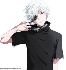 Her hair being white like her father's makes little sense as kaneki's white hair was caused from stress and was not genetic Tokyo Ghoul Kaneki Ken Render By Ayakayukihiro On Deviantart