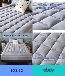 Mattress Pad Cover Queen Size Cooling Mattress Topper With Thick Cotton 8 21 Mattress Mattress Pad Cover Best Mattress