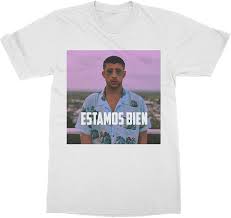 We offer free shipping around the globe. Amazon Com Threadz Estamos Bien Bad Bunny T Shirt Men Clothing
