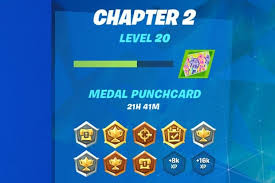 Medal Punchcard In Fortnite Chapter 2 Explained Kr4m