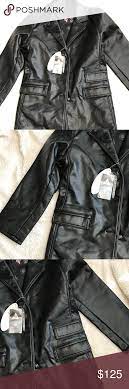 Nwt Gv Gruppo Italiano Tessile Leather Jacket Nwt Gv Gruppo Italiano Tessile Leather Jacket With Pockets And Button Up Auth Leather Jacket Jackets Leather