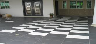 Japanese metallic car porch park porcelain backyard tiles. View 18 House Modern Car Porch Tiles Design Pattern