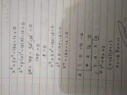 Apabila materi ini berguna, bagikan ke teman atau rekan kamu supaya. Diketahui Persamaan Polinomial X 3 Px 2 13x 12 0 Jika X 4 Merupakan Salah Satu Akar Brainly Co Id