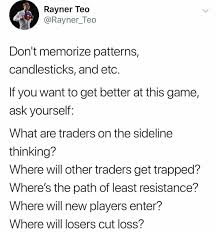Mathematically speaking, the only way you can p. Don T Memorize Pattern Stock Market How To Memorize Things Trading Quotes