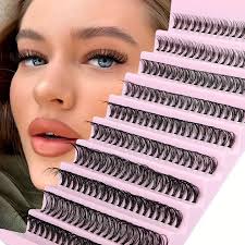 Pestañas individuales 8-16mm 200 Uds pestañas en racimo aspecto Natural  bandeja mixta DIY extensión de pestañas volumen grupos de pestañas largas