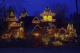 During The Holiday Season The Castle Comes Alive With Christmas Cheer Dazzling Lights And Beautiful Decor Christmas At The Cas Beautiful Decor Lights Castle