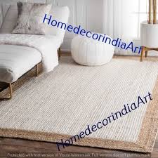 Indian Braided Floor Rug Beautiful Purely Handmade Vintage Etsy In 2020 Floor Rugs Floor Area Rugs Rugs On Carpet
