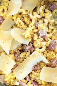 Creamy pasta with ham and peas.so creamy, easy and simple! Winter Recipe Ideas Juan Arbelaez S Creamy Ham Macaroni Pasta Vogue Paris