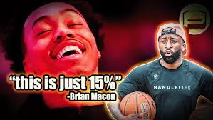 I interviewed Scottie Barnes' trainer Brian Macon...