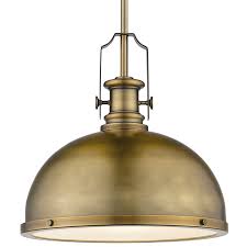 Z Lite 725p12 Hbr Heritage Brass Melange Single Light 13 Wide Pendant Brass Pendant Lights Kitchen Brass Kitchen Lighting Z Lite