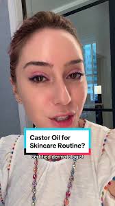 #stitch with @vanilla swirl 🍦 Derm rates vanilla swirl’s skincare routine.  Does Castor oil help your skin? #vanillaswirl #castoroil #castoroilbenefit  #oilyskin #acneproneskin #acneskin ...