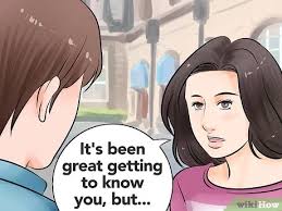 Invite them out for drinks at a more romantic restaurant than your normal bar and grill. 4 Ways To Reject Someone Nicely Wikihow