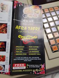 Best dining in patna, patna district: Our Menu Haven T Visited Yet What Afra Tafri Cafe And Restaurant Facebook