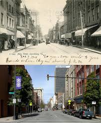 Lynchburg Then And Now Main Street In 1905 Vs 2011 Lynchburg Street Main Street