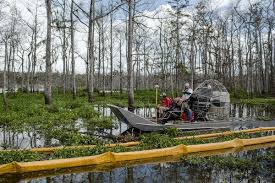 ground gives way, and a louisiana town