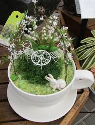 Fairy Garden In A Cup Mini Garten Feengarten Garten
