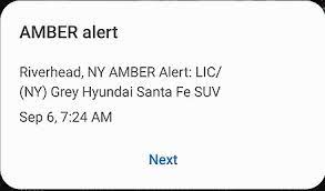 To their surprise, they recognize the car traveling in front of them as the vehicle described on the amber alert. Amber Alert Wikiwand