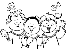 Disegni Da Colorare Di Bambini Che Cantano In Coro Fredrotgans