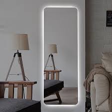 Add a few mirrors in your home to both add light and create the illusion of more space. Frameless Led Dressing Mirrors Vanity Led Lighted Wall Mounted Full Length Floor Standing Mirrors Buy Framless Led Dressing Mirror Full Length Led Mirror Floor Standing Led Wall Mounted Mirror Product On Alibaba Com