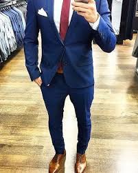 Shop for men's suits at dillard's. Do You Want To Use Your Height As A Plus Point Here S Our Blog Where We Talk About Short Men S Guid Wedding Suits Men Blue Blue Suit Brown Shoes Blue Suit