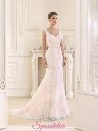 Abito da sposa senza maniche lunghezza pavimento spazzata / spazzolata abito da sposa 2021. Abiti Da Sposa Nuovi In Pizzo In Stile Vintage Online 2018 Prezzi Economicisposatelier