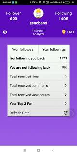 Real followers for instagram close x open in mobile, scan qr code. Analyzer For Instagram Stalker Follower Tracker For Android Apk Download