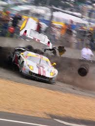 24 Hours Of Le Mans 2010 Ford Gt 70 Crash Le Mans Lemans Racing Ford Gt
