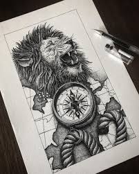 Animal Stippling And Cross Hatching B W Drawings Cross Hatching Stippling Animal Drawings