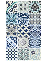 Vinylmatte Eclectic Blau Von Beija Flor Alte Fliesen Fliesen Mosaik