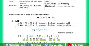 May 03, 2021 · tautan download soal. Soal Uh Ph Kelas 1 Tema 7 Kurikulum 2013 Revisi Tahun 2019 Guru Maju