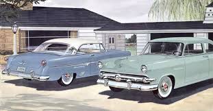 Image result for Goldenrod 1954 Ford