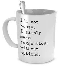 Suggestions Without Options Yes Funny Coffee Mugs Mugs Boss Humor