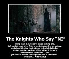 The Knights Who Say Ni Witzig Ritter Der Kokosnuss Lustig