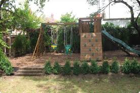 Your Children Are Going To Love This Amazing Playground It Is Made Of Wood Which Means That Kids Play Area Backyard Kids Play Area Childrens Play Area Garden