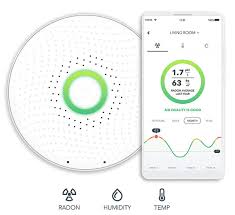 Airthings corentium home radon detector review. Airthings Wave Smart Radon Detector With App