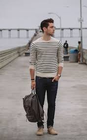 Black And White Striped Shirt With Jeans Men Unstable Fragments Mens Outfits Stylish Men Mens Fashion