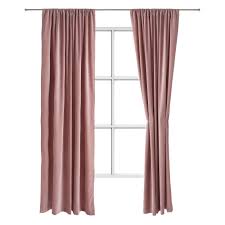 From fabulous florals and classic stripes to tactile plains, our pink, purple and lilac curtain collection features linens, silks, velvets and more. Samana Velvet Curtain Blush Pink Urbanara