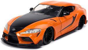 Though han's f9 car is a newer model, it's not the first time a toyota supra has been featured in the fast saga. Amazon Com Jada Toys Fast Furious F9 1 24 2020 Toyota Supra Die Cast Car Toys For Kids And Adults Toys Games