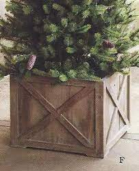 Christmas In July Christmas Tree Box Christmas Tree Stand Wood Christmas Tree